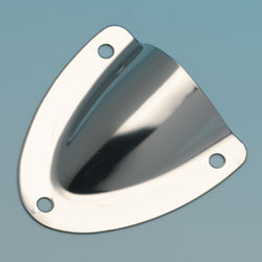 S/Steel Shell Vent 60mm x 54mm x 22mm