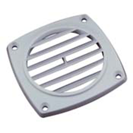 White Blower Vent for hole 70mm (92mm O/A)