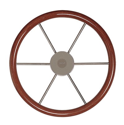 Vetus KW38 Steering Wheel Mahogany