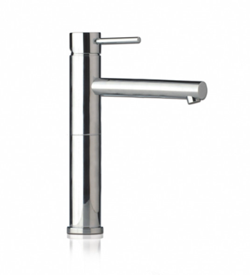 Barka Chromed Brass One Handle Tall Fixed Basin Mixer Tap Sturdy Spout