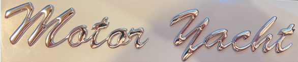 Sealine Motor Yacht Chrome Emblem