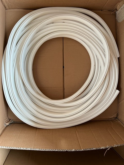 White Fender Rubbing Strake Insert for 50mm Aluminium Profile