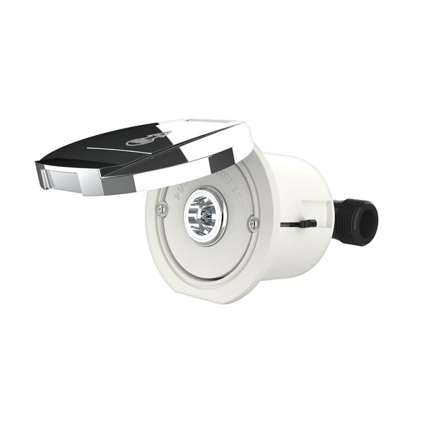 Water Housing Outlet Straight Coupling Chrome