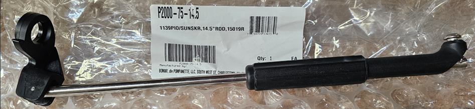 Bomar Hatch Centre Handle Arm for Sunseeker Round Hatch