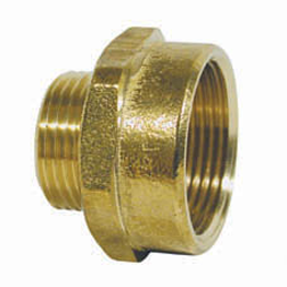 HEX BRASS NIPPLE 1/2" - 1/4"