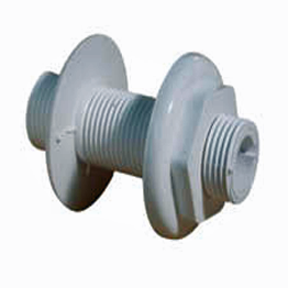 BULKHEAD FITTING PLASTIC 1/2" BSP