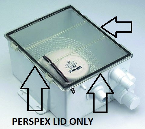 Attwood S500 Sahara Shower Sump Replacement Perspex Lid Only