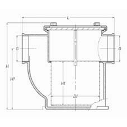 WATER STRAINER 2" HEAVY DUTY