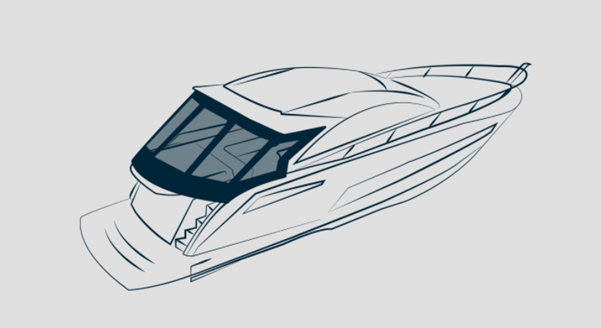 Sealine SC47 Cockpit (Canopy) Cover