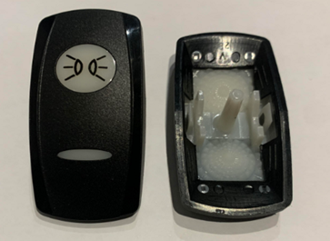 Carling Contura V Side Lights Switch Top / Legend