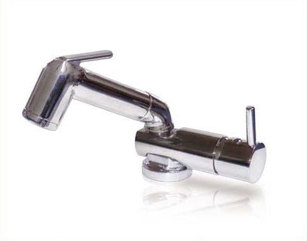 Chrome Mixer Tap, Hose & Trigger Shower