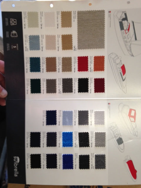 SUNBRELLA BLUE CANVAS MATERIAL per meter