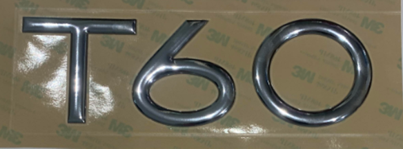 Sealine T60 Chrome Emblem