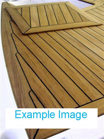 T50 Teak Flybridge Set