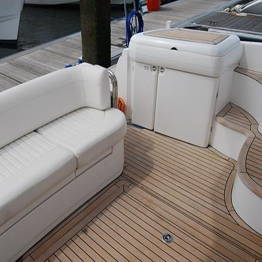 Sealine T60 Teak Cockpit Set