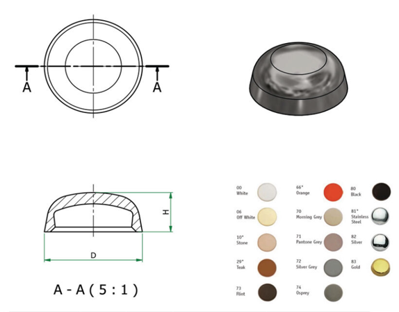 Unicap 63/180 Black (Pack Size 25)