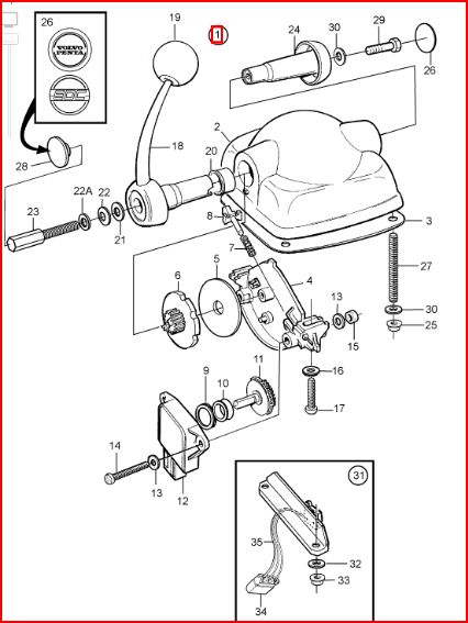 VOLVO PENTA SINGLE ENGINE ELECTRONIC CONTROL