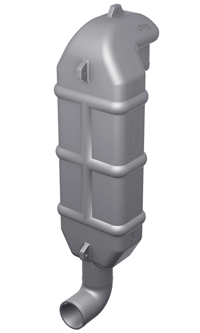 GENERATOR EXHAUST LT40 PLASTIC GOOSENECK