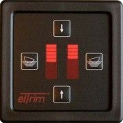 Black Eltrim Trim Tab Standard Lower Dual Station Controller 24v