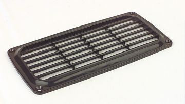 ABS BLACK LOUVER VENT 261MM X 125MM