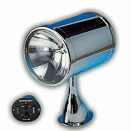 Chrome Search Light 180mm