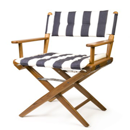 Blue & White Cushions For Teak Chairs (3273 A)