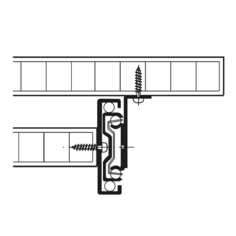 Ball Bearing Drawer Runners 550mm