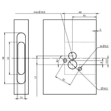 Mobella McCoy Engine Lock (Double Springbolt)