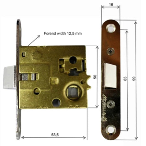 Mobella McCoy Engine Lock (Double Springbolt)