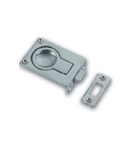 Spring Latch C/W Flush Ring & Keep
