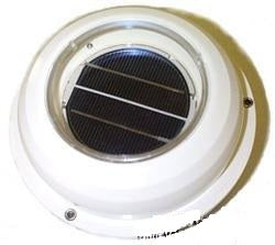 Solar Vent (Sun Fan) ABS White Cover