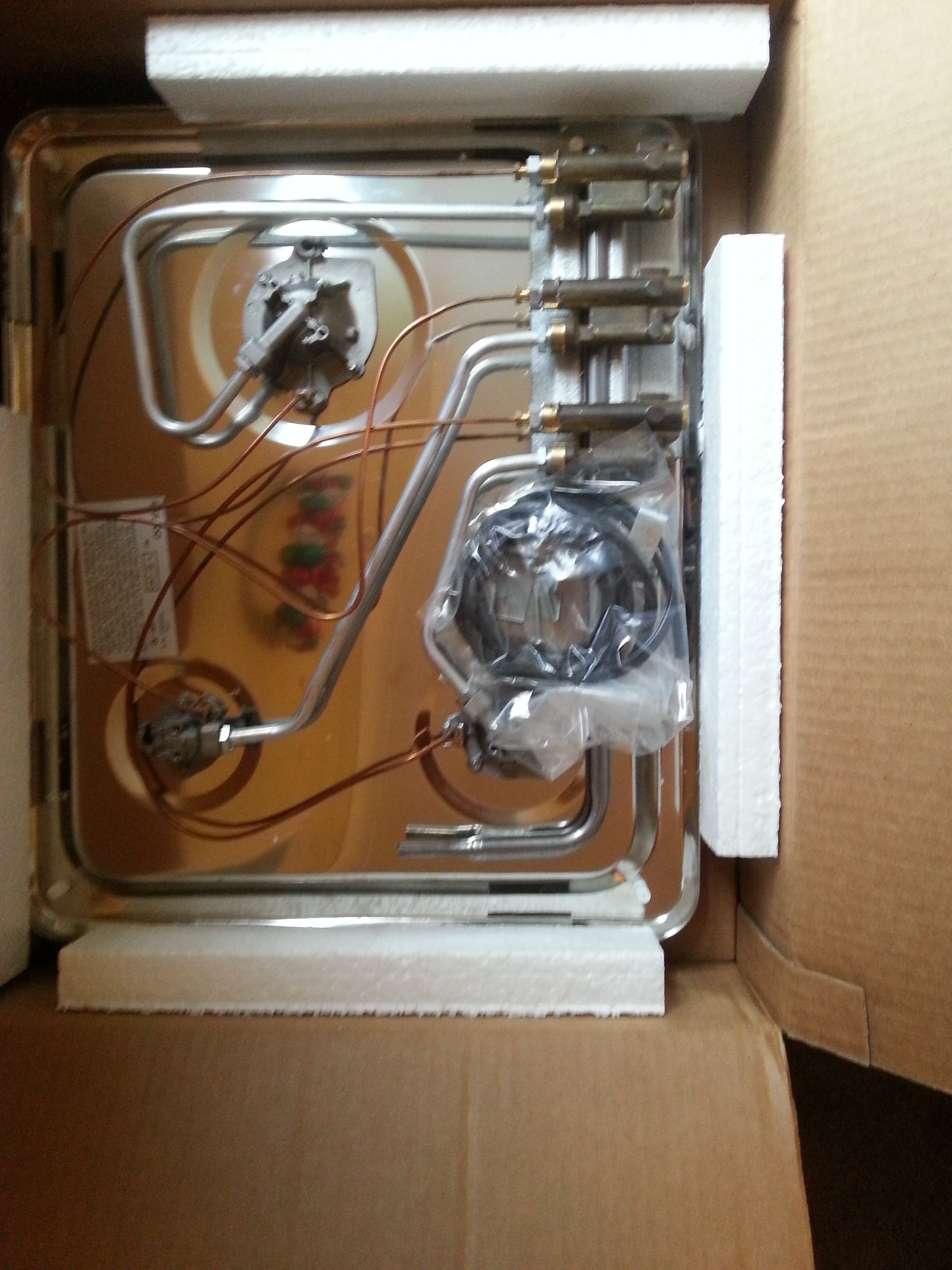 3 BURNER HOB STAINLESS STEEL