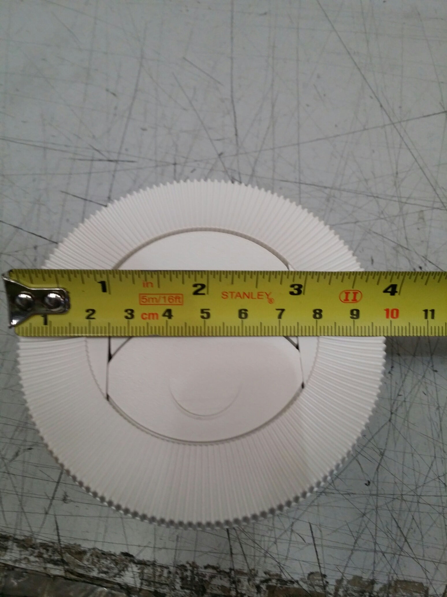 3" White Round Euro Grill