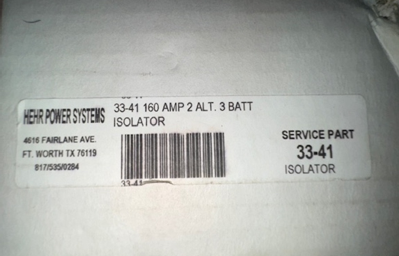 Powerline Split Charge Diode Pack, 160 AMP 2 IN 3 OUT