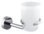ELKA 356205 GLASS HOLDER CP WITH GLASS SATINE