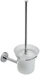 ELKA 356240 CP TOILETBRUSH HOLDER, GLASS SATIN