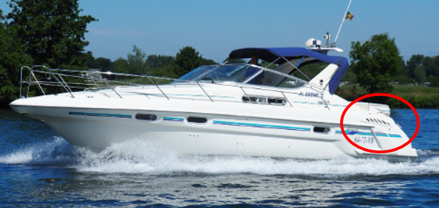 Sealine 260 Senator / 270 Ambassador Port Engine Vent Mould