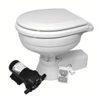 QUIET FLUSH REGULAR BOWL TOILET 12V SEA WATER