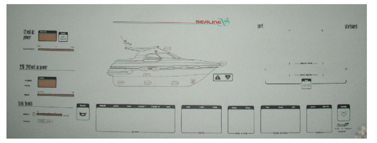 Helm Panel for Sealine 390 / 450 Statesman (1993-1996)