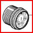 WHITE ALARM INSTRUMENT VOLVO PENTA