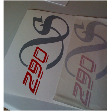 Sealine Red/Grey Emblem (Pair), Sealine Models 190 - 450