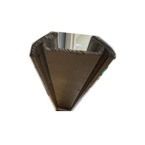 50mm Aluminium Anodised Rubbing Strake Fender 12ft Long