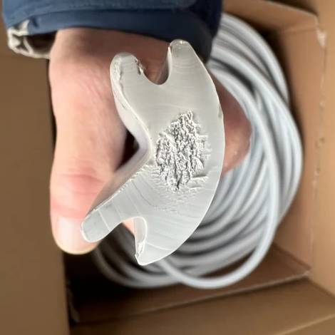 Grey Fender Rubbing Strake Insert for 50mm Aluminium Profile