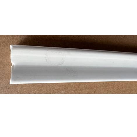 White Fender Rubbing Strake Insert for 50mm Aluminium Profile