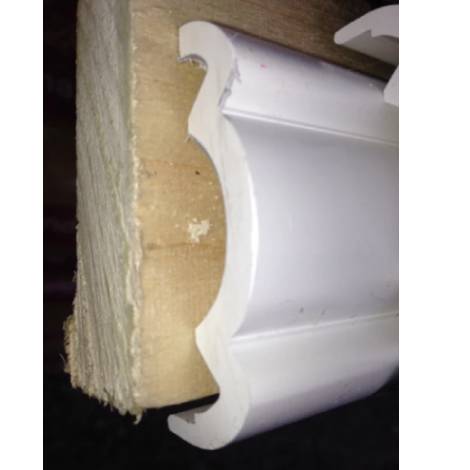 White Plastic Fender Carrier 6m