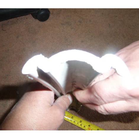 White Plastic Fender Carrier 6m