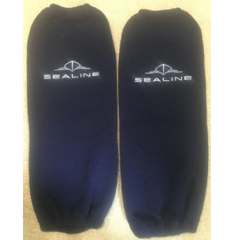 9" x 33" Navy Fender Sock with Sealine Motif (Pair)