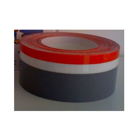 Sealine Red/Gap/Grey Hull Stripe 10m Roll