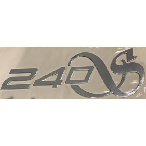 Sealine 240 S Chrome Emblem