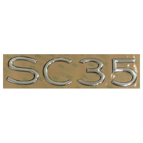 Sealine SC35 Chrome Emblem